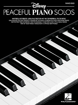 Illustration de DISNEY PEACEFUL PIANO SOLOS