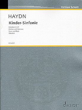 Illustration de Kinder-Sinfonie pour 2 violons, violoncelle, flûte à bec ad lib. et instruments d'enfants