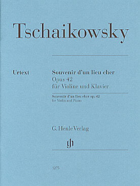 Illustration de Souvenir d'un lieu cher op. 42    