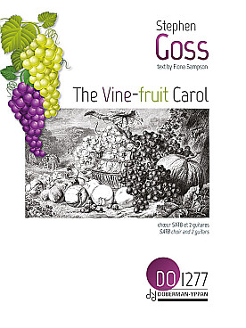 Illustration goss vine-fruit carol satb/duos guitares