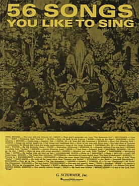 Illustration de 56 SONGS YOU LIKE TO SING