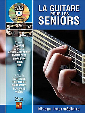 Illustration de La Guitare pour les seniors avec DVD - Niveau intermédiaire