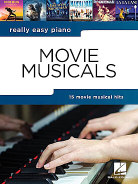 Illustration really easy piano movie musicals