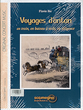 Illustration de Voyages d'antan : en train, en bateau à  voile, en diligence