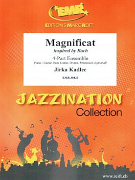 Illustration de Magnificat pour ensemble variable à 4 parties (percussion, piano et guitare en option)