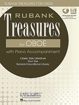 Illustration de RUBANK TREASURES for oboe