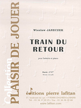Illustration de Train du retour pour batterie et piano