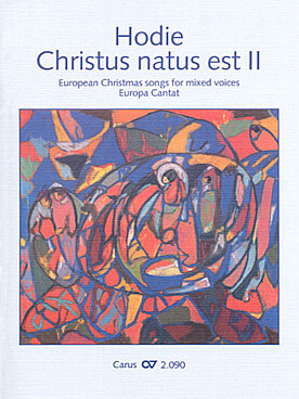 Illustration de Hodie Christus natus est II, European Christmas songs for mixed voices