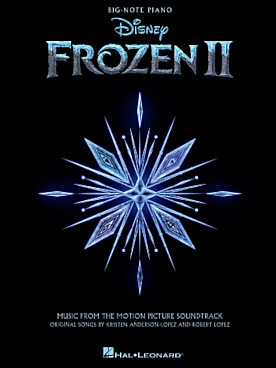 Illustration de DISNEY La REINE DES NEIGES II : version piano facile grosses notes (Frozen II)