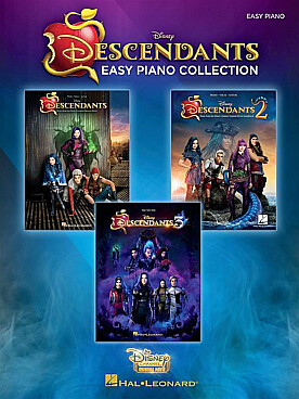 Illustration de DISNEY The Descendants Collection :  music from the Trilogy of Disney Channel Motion Picture (easy piano)