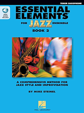 Illustration de ESSENTIAL ELEMENTS FOR JAZZ ENSEMBLE Vol. 2 - Saxophone ténor
