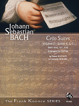 Illustration de Suites pour violoncelle N° 4, 5 et 6,  transcrites pour guitare (tr. Koonce)