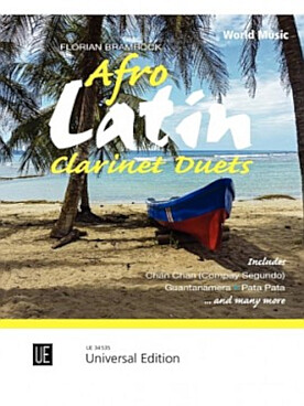 Illustration de AFRO-LATIN Clarinet duets