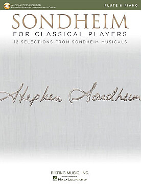 Illustration de SONDHEIM FOR CLASSICAL PLAYERS - Flute