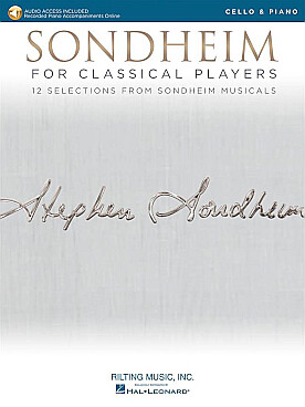 Illustration de SONDHEIM FOR CLASSICAL PLAYERS - Cello