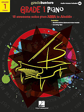 Illustration de GRADEBUSTERS  - Grade 1 : 15 solos d'Abba à Aladdin