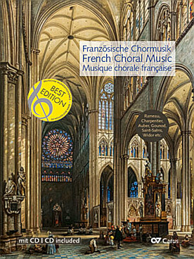 Illustration de CHORAL COLLECTION FRENCH CHORAL MUSIC : 45 chœurs et motets sacrés du XVe au XXIe siècle pour chœur mixte a cappella