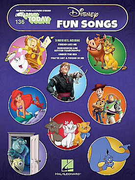 Illustration de E-Z PIANO TODAY - Vol. 136 : Disney fun songs