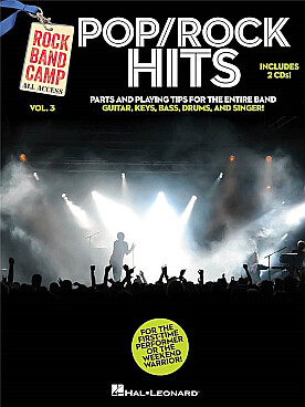 Illustration de ROCK BAND CAMP pour guitare, basse, percussion et piano - Vol. 3 : Rock hits