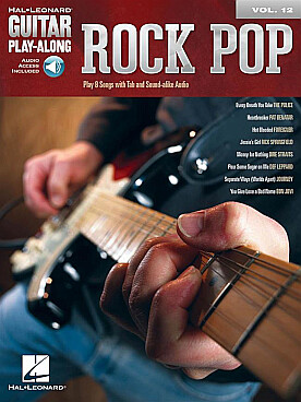 Illustration guitar play along vol. 12 : rock pop