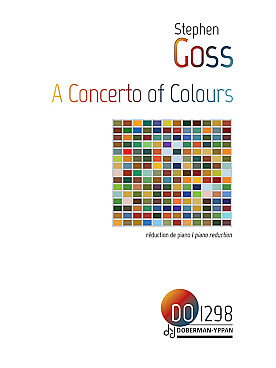 Illustration de A Concerto of colours pour guitare et orchestre, réd. guitare et piano