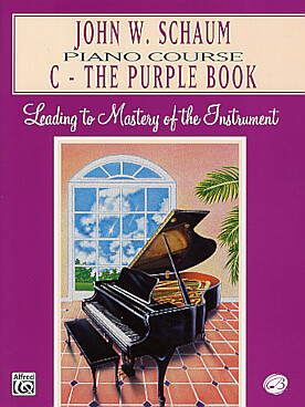 Illustration de Piano course Pre-C - The Purple Book