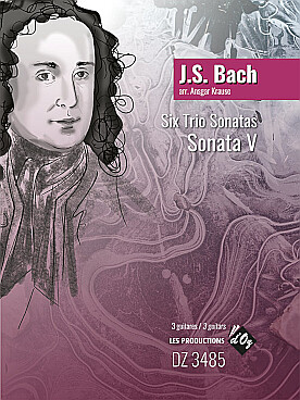 Illustration bach js six trio sonatas : sonata v