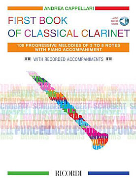 Illustration first book of classical clarinet