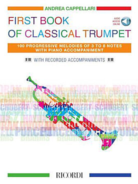 Illustration first book of classical trumpet