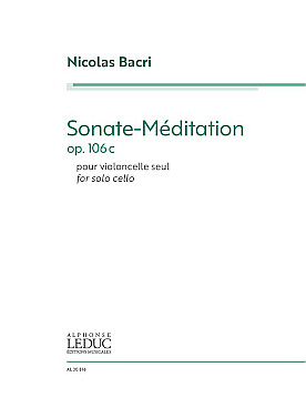 Illustration bacri sonate-meditation op. 106c