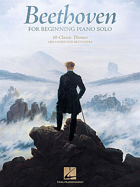 Illustration beethoven for beginning piano solo