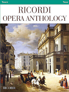 Illustration ricordi opera anthology tenor