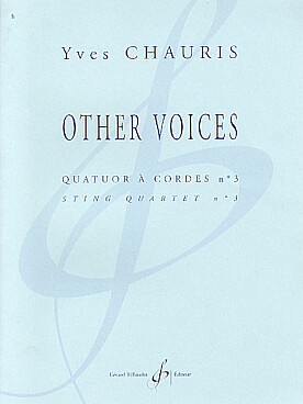 Illustration de Other voices, quatuor à cordes N° 3
