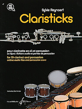 Illustration de Claristicks pour clarinette et percussion