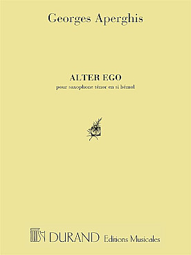 Illustration de Alter ego pour saxophone ténor en si b