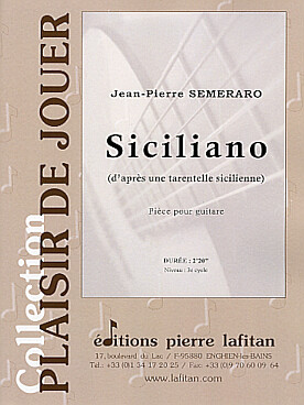 Illustration de Siciliano (d'après une tarentelle sicilienne)