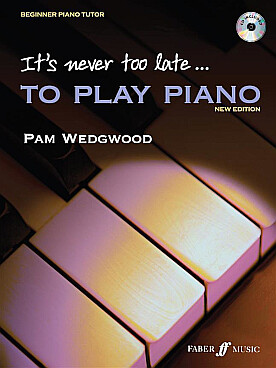 Illustration it's never too late ... piano