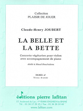 Illustration joubert belle et la bette (la)