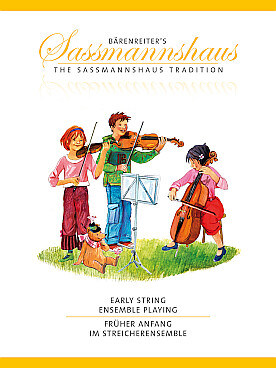Illustration de Early string ensemble playing