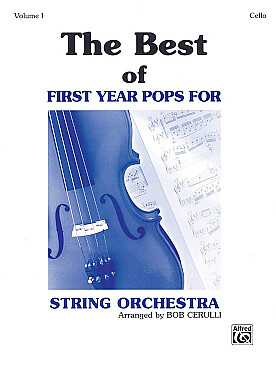 Illustration de The BEST OF FIRST YEAR POPS for string orchestra - Violoncelle