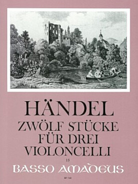 Illustration de 12 Pièces pour 3 violoncelles