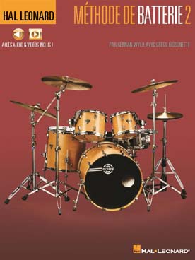 Illustration methode de batterie hal leonard vol. 2