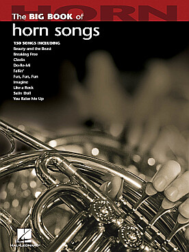 Illustration de The BIG BOOK OF HORN SONGS : 130 popular solos