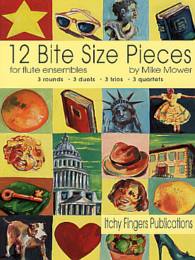 Illustration de Twelve bite size pieces