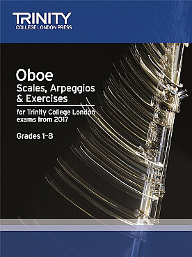Illustration de OBOE SCALES, ARPEGGIOS & EXERCISES - grade 1-8 from 2017