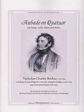 Illustration de Aubade en quatuor pour harpe, flûte, violoncelle et cor