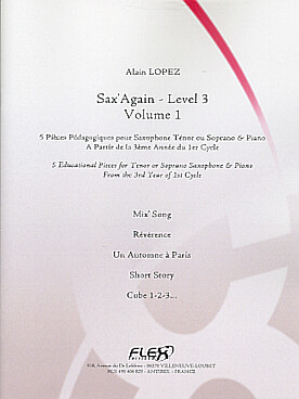 Illustration lopez sax' again niveau 3 vol. 1 (tenor)