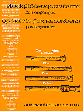Illustration de BLOCKFLÖTENQUARTETTE für anfänger