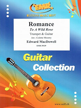 Illustration de Romance "To a wild rose" pour trompette et guitare