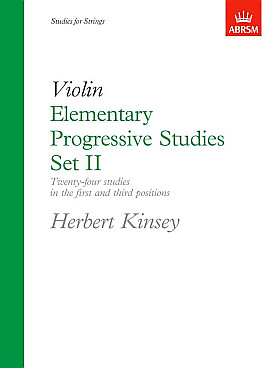 Illustration de Elementary progressive studies - vol. 2 : 1st and 3rd positions